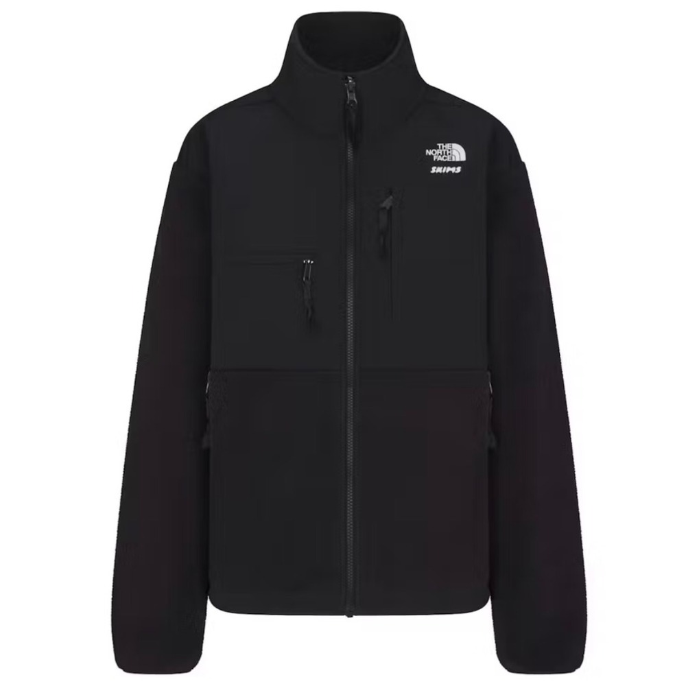 The North Face x SKIMS Denali Fleece Jacket Unisex‎ XS 1995 Retro Full Zip Black